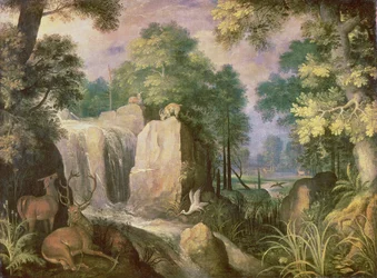 Landschaft mit Klippen